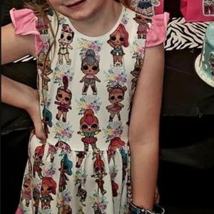 VGUC LOL Doll T-Shirt dress